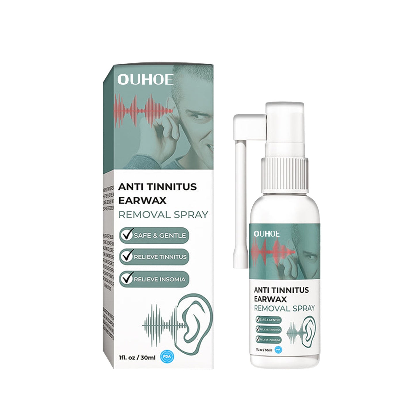 Tinnitus Relief Spray - rask og naturlig ørepleie