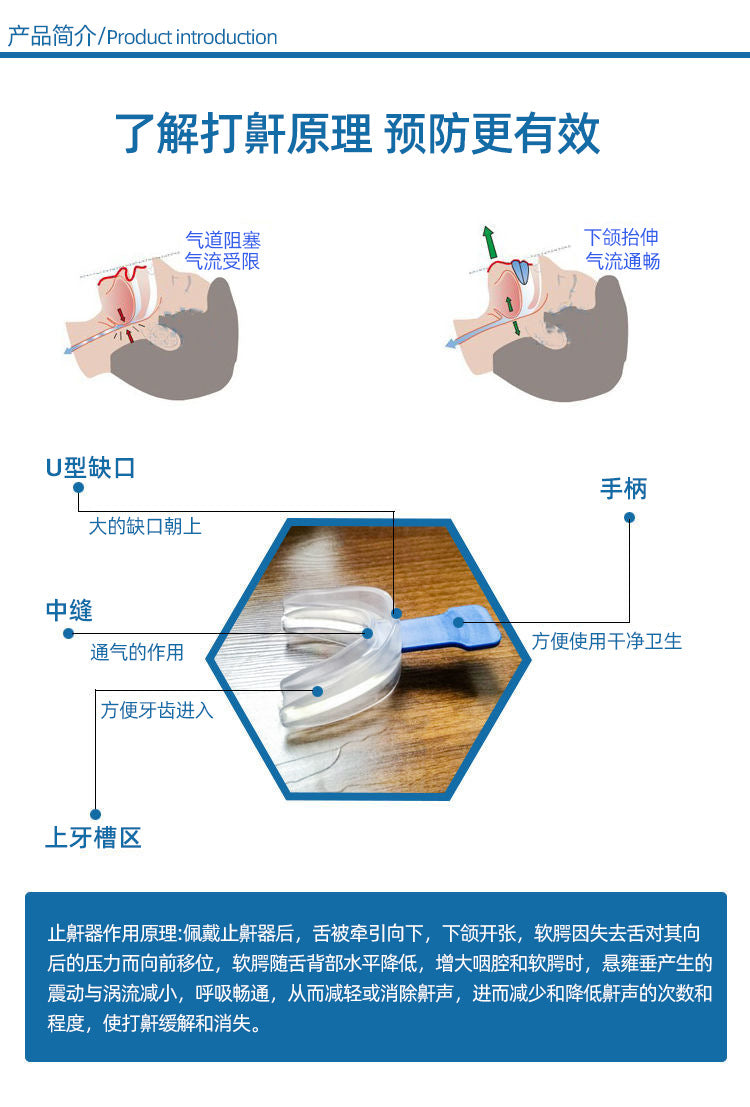 Anti-snoring mouthguard